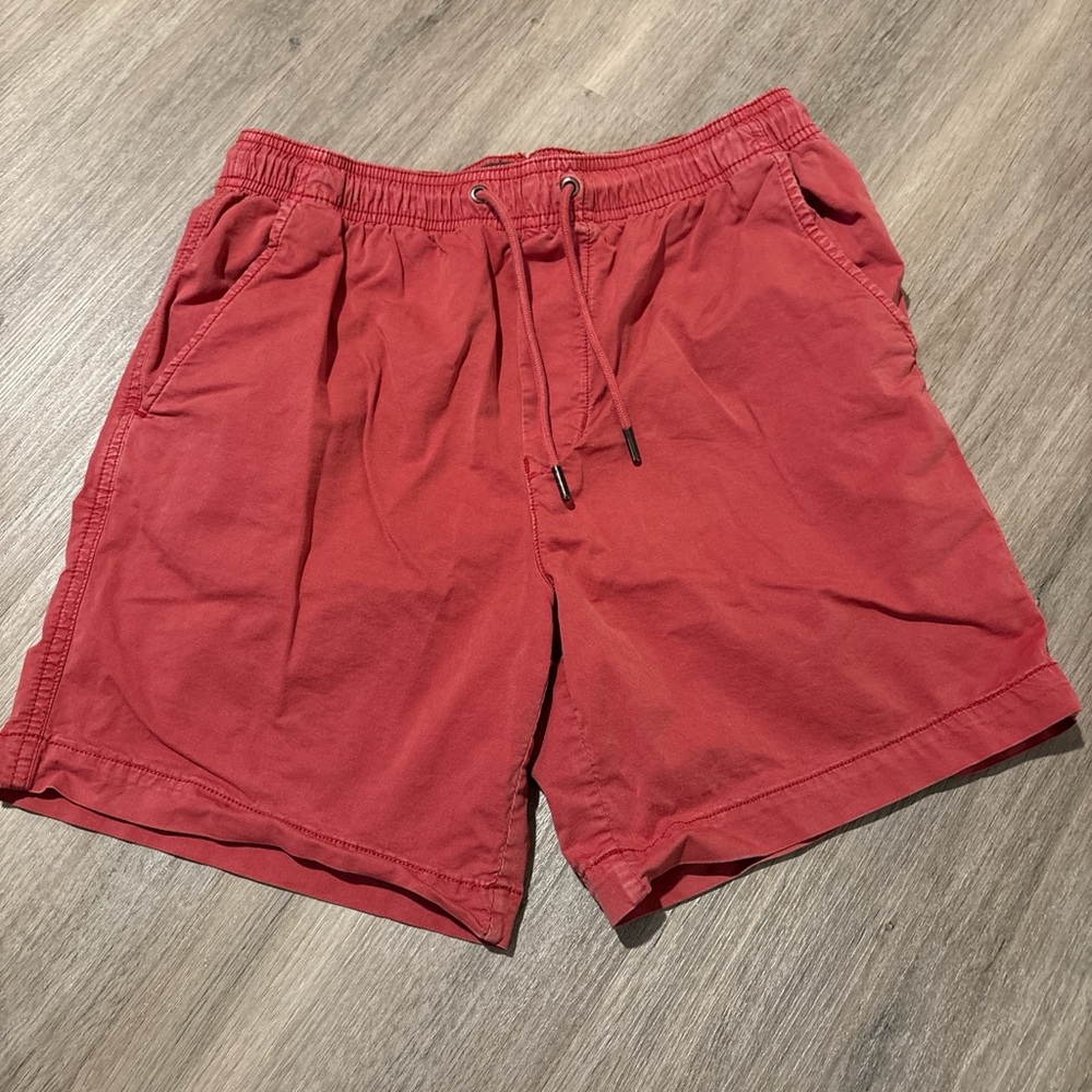 American Eagle Outfitters Men's Athletic Red Shorts
